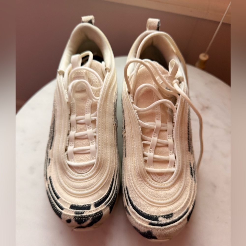 NIKE women’s Air Max 97 cow print sneakers size 7 - Picture 9 of 16